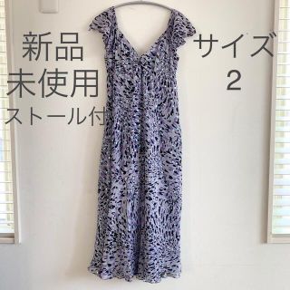 ニコルミラー(Nicole Miller)の【新品・未使用】ニコルミラー　スパンコール　ワンピース　ドレス　シルク100%(ロングワンピース/マキシワンピース)