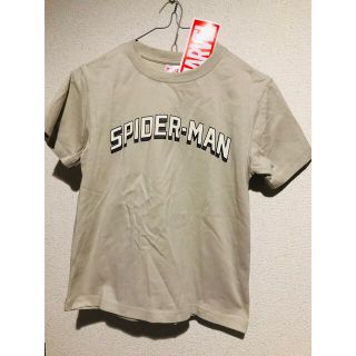 マーベル(MARVEL)の【お洒落★】スパイダーマンＴシャツ（ベージュ）(Tシャツ/カットソー)