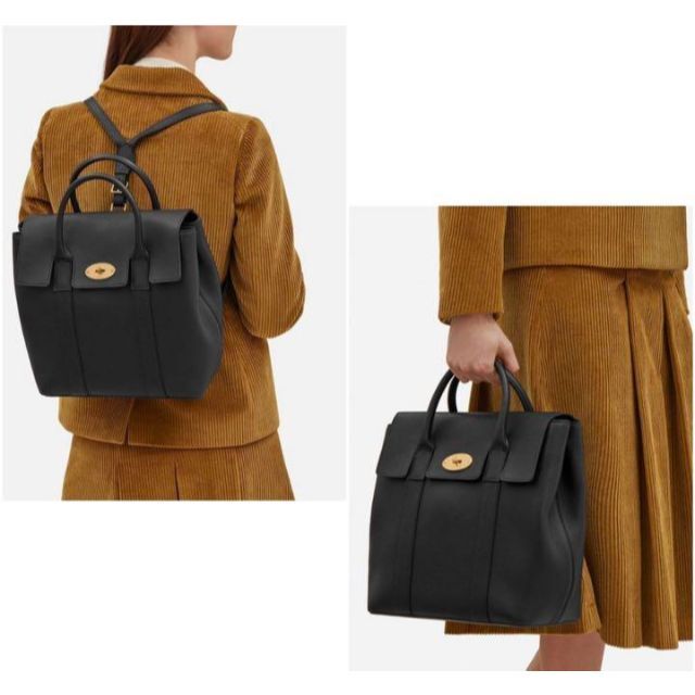 Mulberry(マルベリー)の♡マルベリー♡ベイズウォーター 2way バックパック リュック バッグ 濃紺 レディースのバッグ(リュック/バックパック)の商品写真