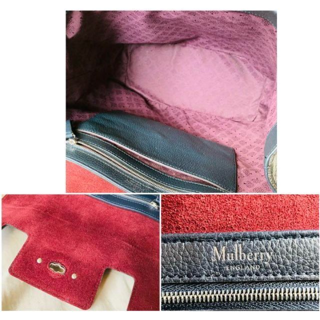 Mulberry(マルベリー)の♡マルベリー♡ベイズウォーター 2way バックパック リュック バッグ 濃紺 レディースのバッグ(リュック/バックパック)の商品写真