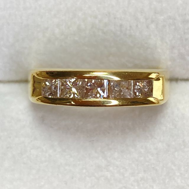 K18　ダイヤ　指輪