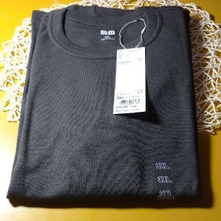 ユニクロ(UNIQLO)の❗専用❗新品☆ユニクロ☆クルーネックT☆ダークブラウン&ブラック☆4L(Tシャツ(半袖/袖なし))