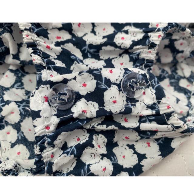 韓国子供服 ✿ 花柄ベビーロンパース キッズ/ベビー/マタニティのベビー服(~85cm)(ロンパース)の商品写真