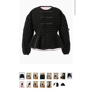 ビビィBibiy ODETTE PEPURAMU CARDIGAN-