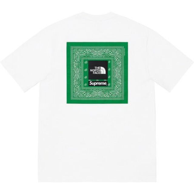 Supreme The North Face Bandana Tee WhiteMedium状態