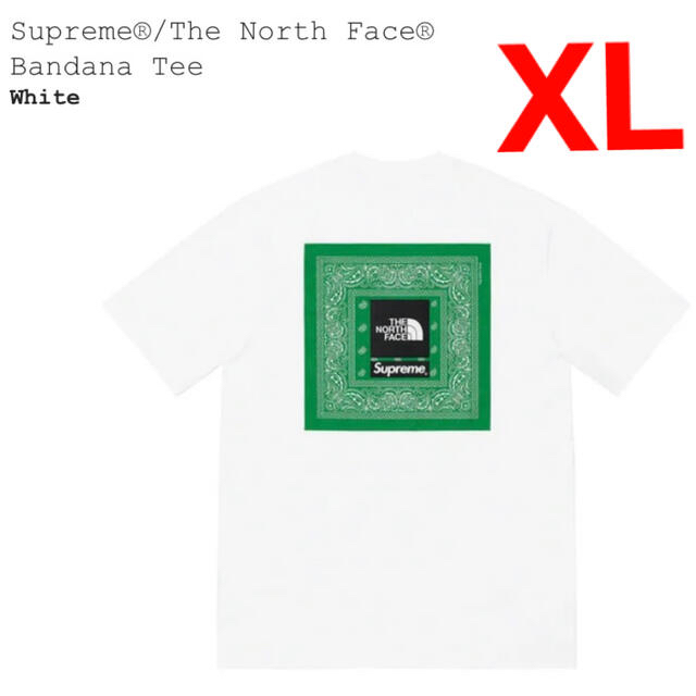 Supreme(シュプリーム)のSupreme / The North Face Bandana Tee XL メンズのトップス(Tシャツ/カットソー(半袖/袖なし))の商品写真