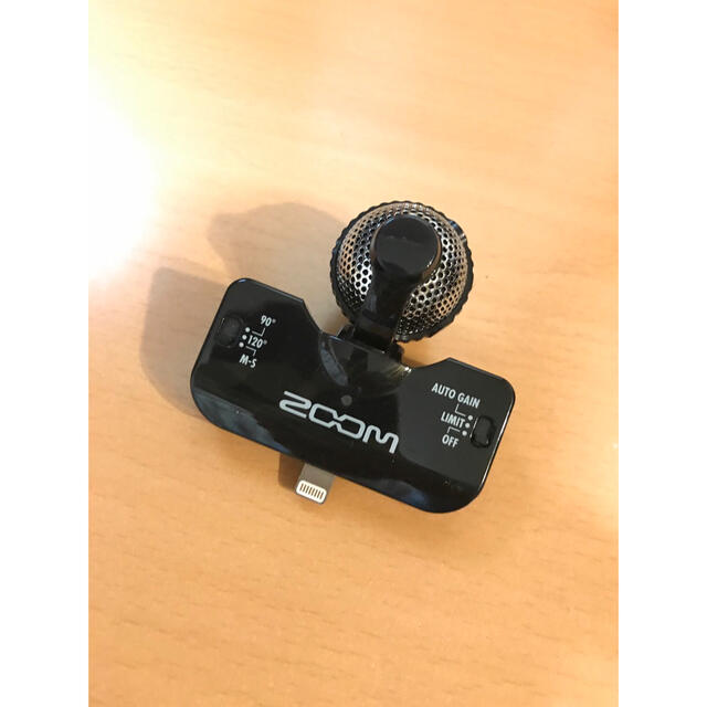 Zoom(ズーム)のzoom professional stereo Microphone iQ 楽器のレコーディング/PA機器(マイク)の商品写真