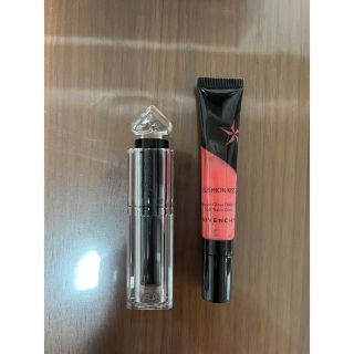 ジバンシィ(GIVENCHY)のGIVENCHY(ジバンシイ)＆GUERLAIN(ゲラン)リップ2本セット(口紅)