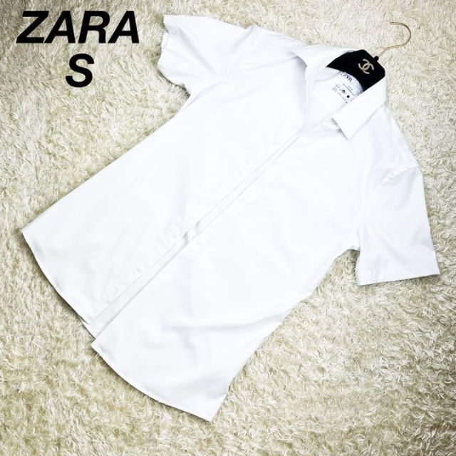 ZARA(ザラ)のザラ　シャツ　S 38 ホワイト メンズのトップス(シャツ)の商品写真