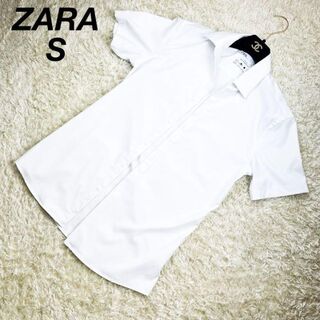 ザラ(ZARA)のザラ　シャツ　S 38 ホワイト(シャツ)
