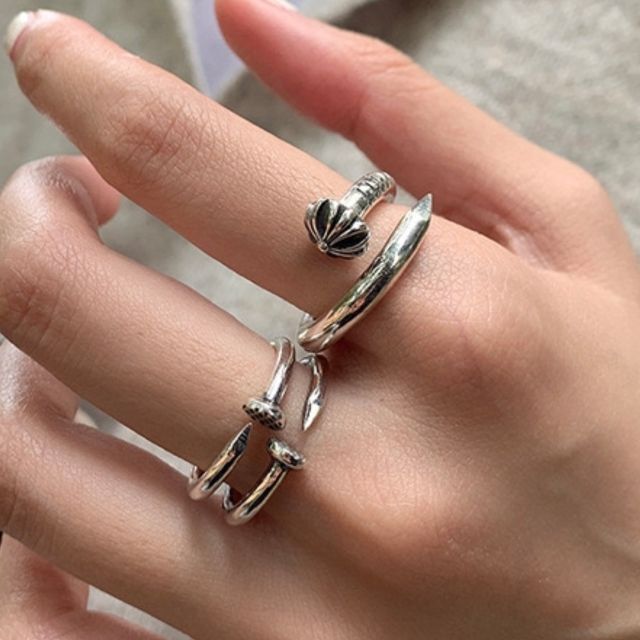 お気に入 ❤️売れ筋❤️ シルバーリング リング メンズ ファッション アクセサリー 韓国