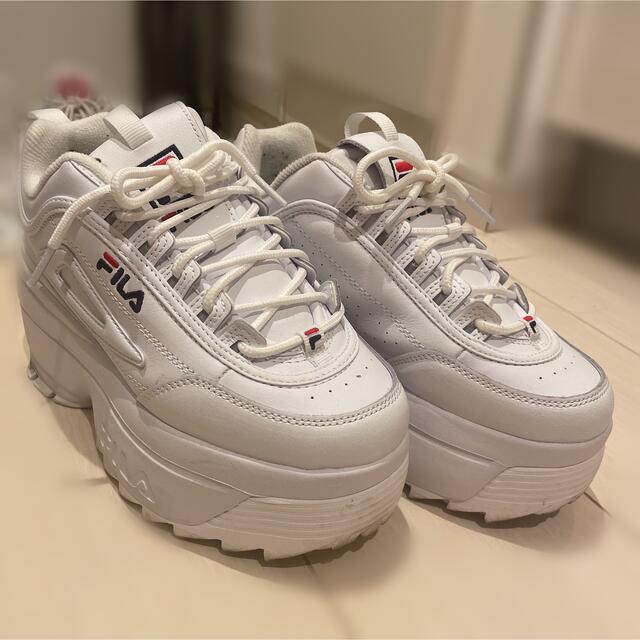 FILA フィラ厚底スニーカー スニーカー  ディスラプターⅡ ホワイト