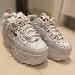 フィラ(FILA)のFILA フィラ厚底スニーカー スニーカー  ディスラプターⅡ ホワイト(スニーカー)