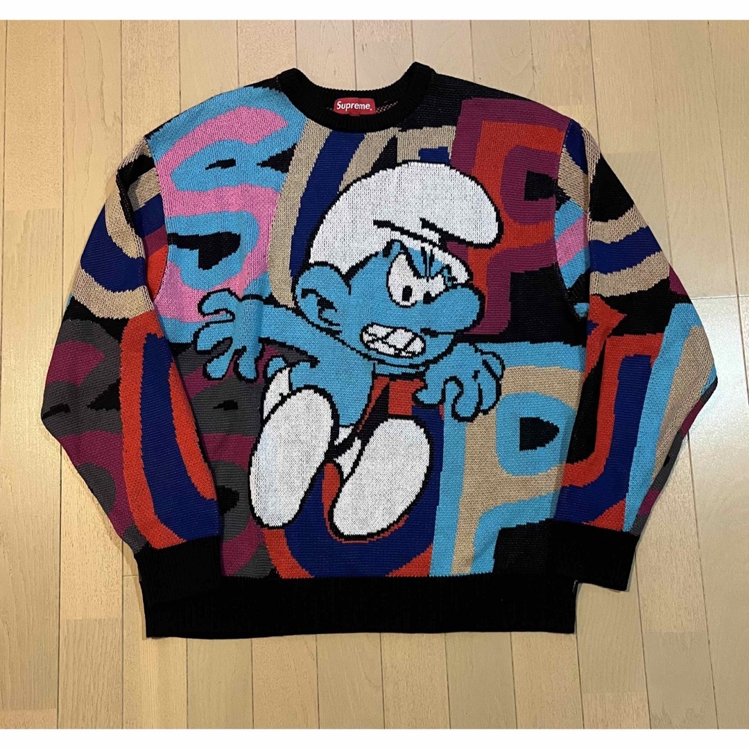 20aw Supreme Smurfs Sweater