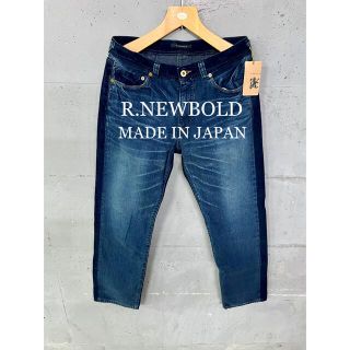 アールニューボールド(R.NEWBOLD)の未使用タグ付き！R.NEWBOLD コーデュロイ×デニム切り替えパンツ！日本製！(デニム/ジーンズ)