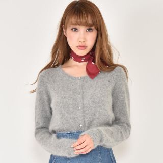 ティティアンドコー(titty&co)の18日まで値下げ！titty&Co. アンゴラカーディガン(カーディガン)