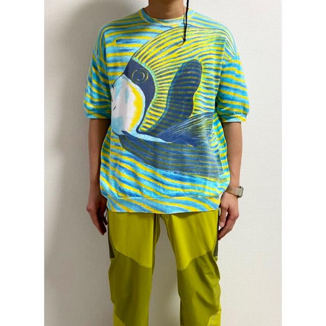 KENZO - vintage 80s 90s KENZO 総柄 魚 フィッシュ tシャツの通販 by