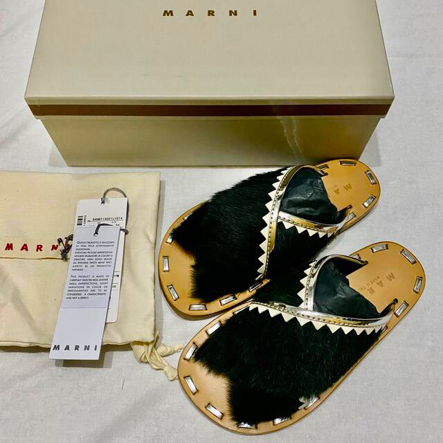 Marni(マルニ)の新品未使用タグ付きマルニファーサボサンダル　 レディースの靴/シューズ(サンダル)の商品写真