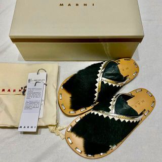 マルニ(Marni)の新品未使用タグ付きマルニファーサボサンダル　(サンダル)