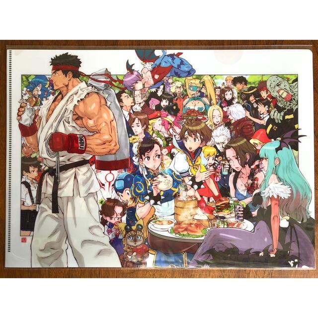 ストリートファイター 西村キヌ 描き下ろし 遊ば クリアファイル