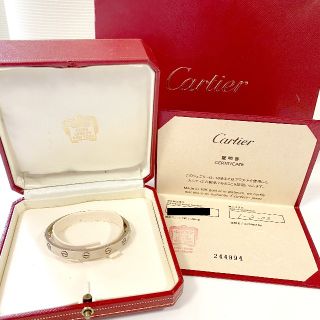 カルティエ(Cartier)のCartier ラブブレス WG ラブブレスレット LOVE BRACELET(ブレスレット/バングル)