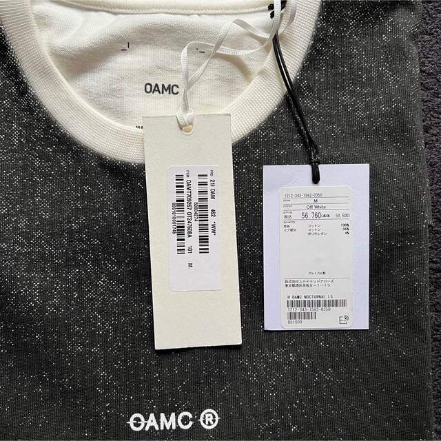 Jil Sander(ジルサンダー)のOAMC オーエーエムシー Nocturnal T-Shirt ロンＴ Tシャツ メンズのトップス(Tシャツ/カットソー(七分/長袖))の商品写真