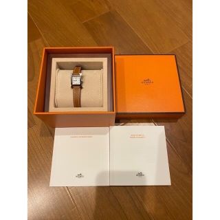 HERMES - エルメス 時計 2021.6.9購入 17.2×17.2 TPM HH1.110の HERMES - エルメス 時計 2021.6.9購入 17.2×17.2 TPM HH1.110の