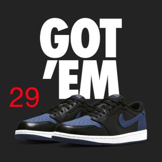 ナイキ(NIKE)のNike Air Jordan 1 Low OG "Mystic Navy"(スニーカー)