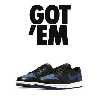 ナイキ(NIKE)の28 NIKE AIR JORDAN 1 LOW Mystic Navy(スニーカー)