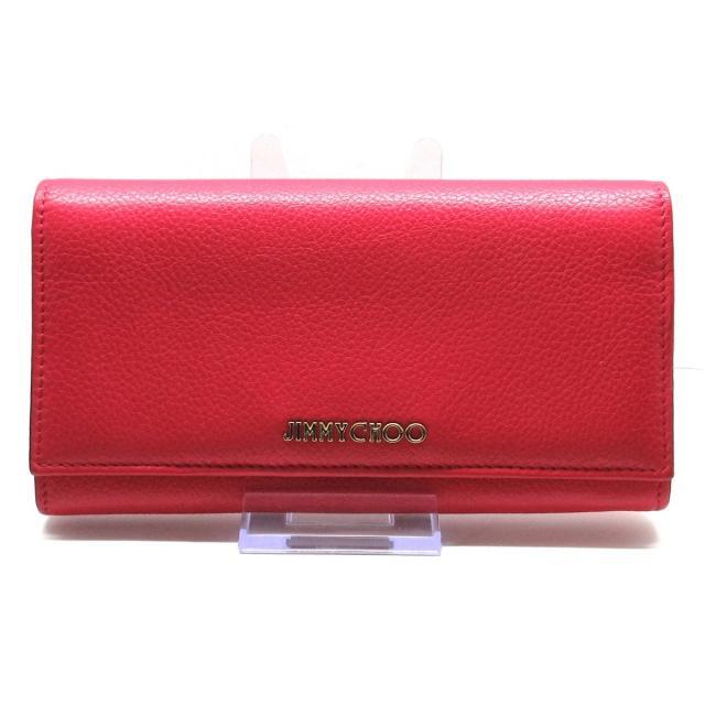 送料無料(沖縄配送) K259 未使用⭐︎ ジミーチュウ 長財布 レザー