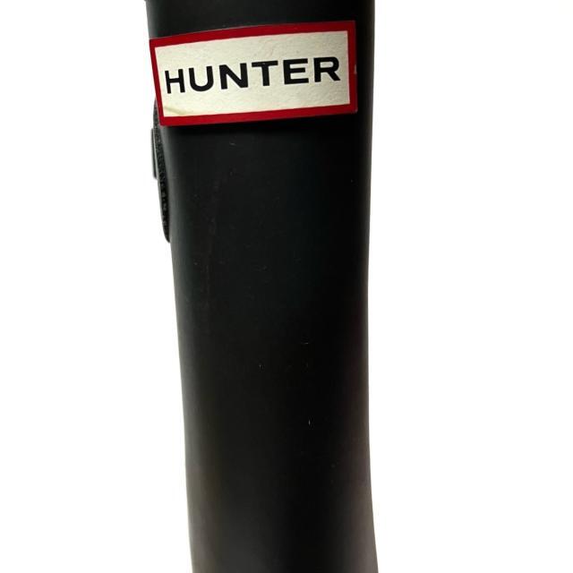 HUNTER(ハンター)のハンター レインブーツ 38 レディース - 黒 レディースの靴/シューズ(レインブーツ/長靴)の商品写真