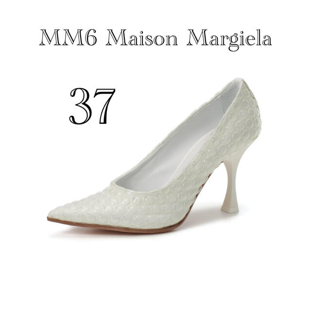 メカニカル Maison Margiela ホワイトパンプス 37インチ
