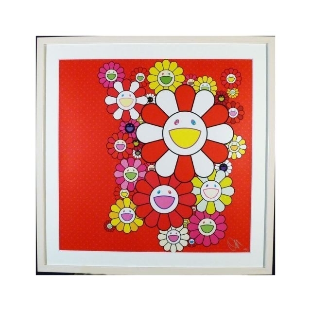 村上隆 zingaro パステルカラーのお花達 ED100 お花ジンガロ 版画