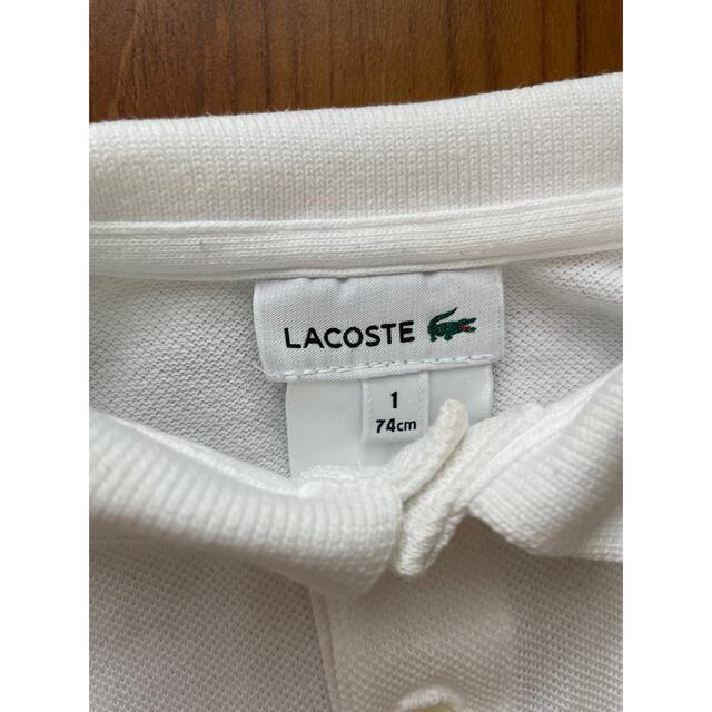 LACOSTE(ラコステ)のラコステ　ポロシャツ　74cm キッズ/ベビー/マタニティのベビー服(~85cm)(シャツ/カットソー)の商品写真