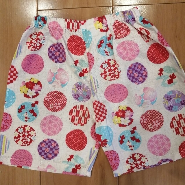 甚平 女の子110 キッズ/ベビー/マタニティのキッズ服女の子用(90cm~)(甚平/浴衣)の商品写真