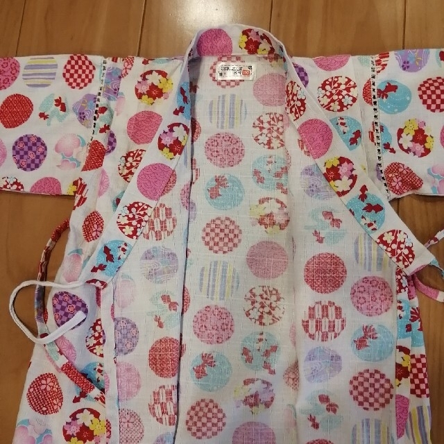 甚平 女の子110 キッズ/ベビー/マタニティのキッズ服女の子用(90cm~)(甚平/浴衣)の商品写真