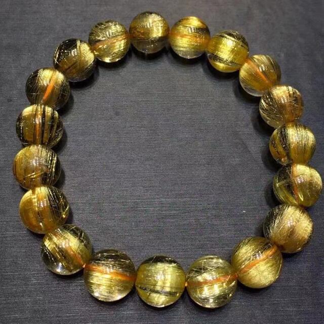 人気商品は ⭐︎【天然】タイチンルチルクオーツ ブレスレット 10.5mm