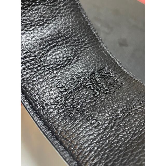 本革 MCM/エムシーエム スタッズ レザーバングル ブレスレット