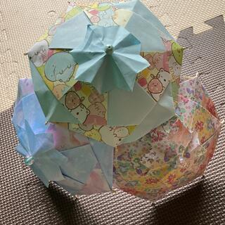 折り紙 手作り傘 3個セット(その他)