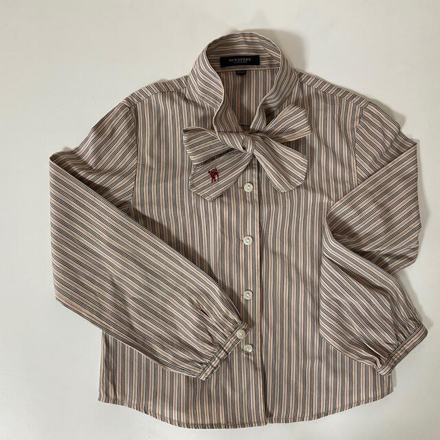 BURBERRY(バーバリー)のバーバリーBurberry  リボン付ブラウス　130 キッズ/ベビー/マタニティのキッズ服男の子用(90cm~)(ブラウス)の商品写真