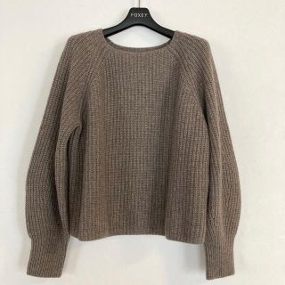 フォクシー(FOXEY)のご専用◇42419 "CROPPED CASHMERE SWEATER"(ニット/セーター)