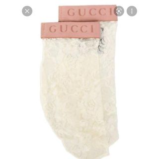 グッチ(Gucci)のGUCCI グッチ ソックス 靴下 レース ホワイト(ソックス)