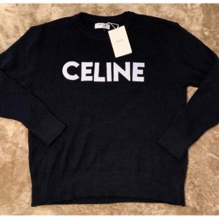 セリーヌ(celine)のCELINE オーバーサイズ ニット リブ編みウール(ニット/セーター)