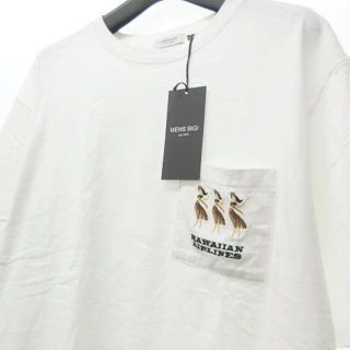 メンズビギ(MEN'S BIGI)のメンズビギ MEN'S BIGI ×ハワイアン航空 Tシャツ 白 3(Tシャツ/カットソー(半袖/袖なし))