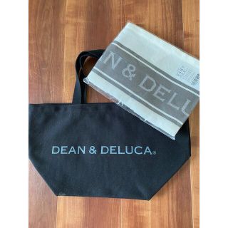 ディーンアンドデルーカ(DEAN & DELUCA)のDEAN DELUCAランチバック&フキンセット新品未使用お値下げ‼️(弁当用品)