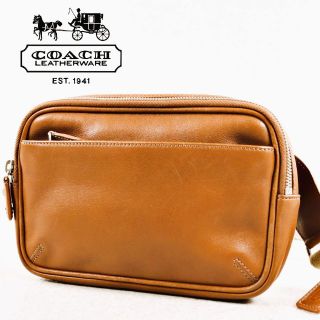 コーチ(COACH)のCOACH レザー・ウエストバッグ コーチ(ボディーバッグ)