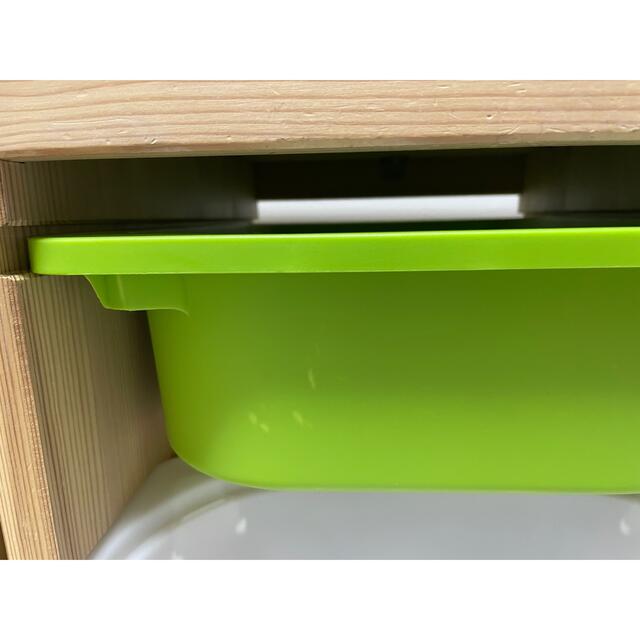 IKEA(イケア)の【TakaJ様専用】イケア　トロファスト　棚＋ボックス×5 キッズ/ベビー/マタニティの寝具/家具(収納/チェスト)の商品写真