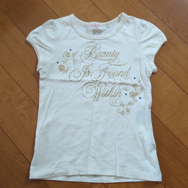 Shirley Temple(シャーリーテンプル)のシャーリーテンプル☆三越伊勢丹限定美女と野獣コラボTシャツ120 110 キッズ/ベビー/マタニティのキッズ服女の子用(90cm~)(Tシャツ/カットソー)の商品写真