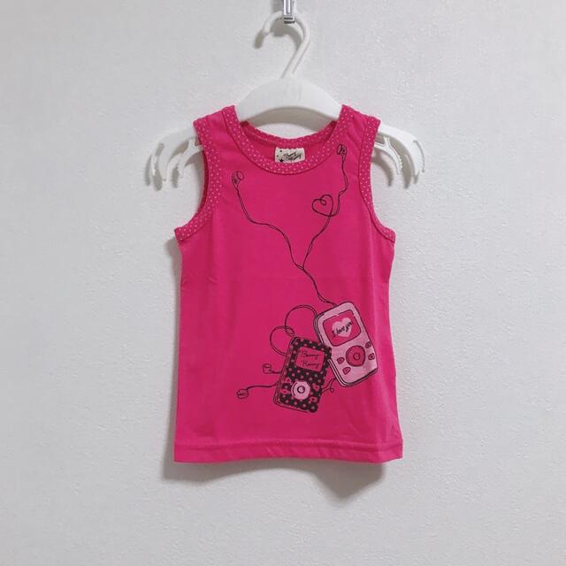 BoomyRoomy(ブーミンルーミン)のBoomyRoomy   タンクトップ　ノースリーブ  トップス キッズ/ベビー/マタニティのキッズ服女の子用(90cm~)(Tシャツ/カットソー)の商品写真