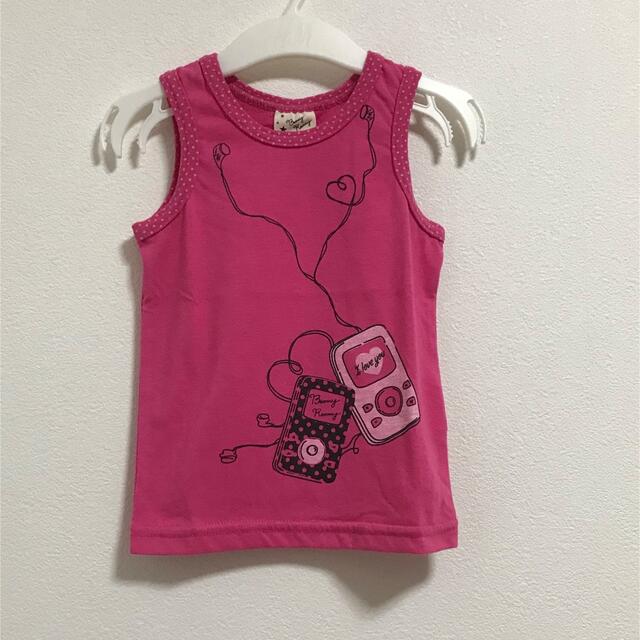 BoomyRoomy(ブーミンルーミン)のBoomyRoomy   タンクトップ　ノースリーブ  トップス キッズ/ベビー/マタニティのキッズ服女の子用(90cm~)(Tシャツ/カットソー)の商品写真